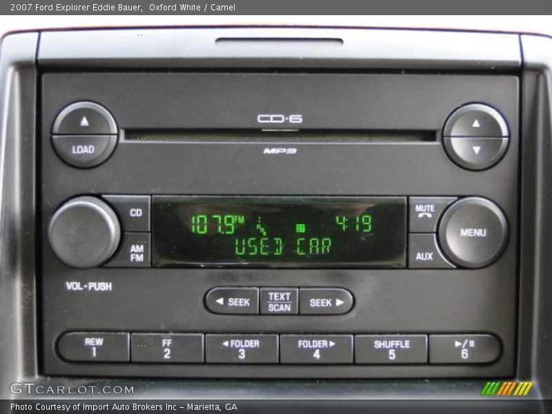 Audio System of 2007 Explorer Eddie Bauer