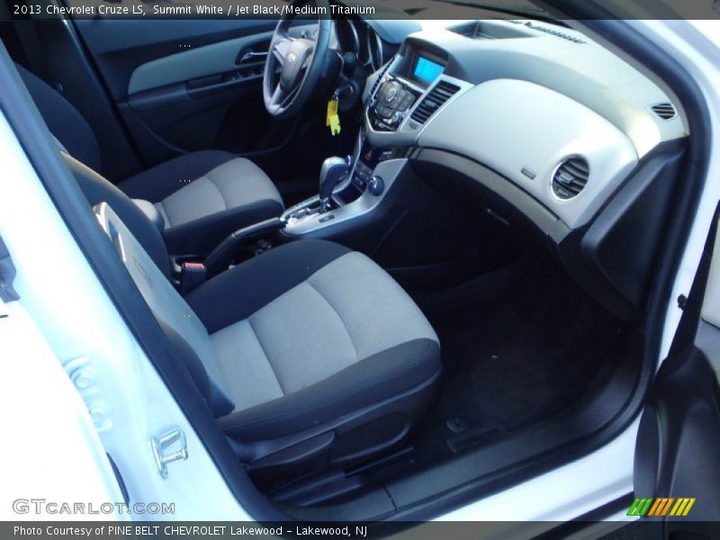 Summit White / Jet Black/Medium Titanium 2013 Chevrolet Cruze LS