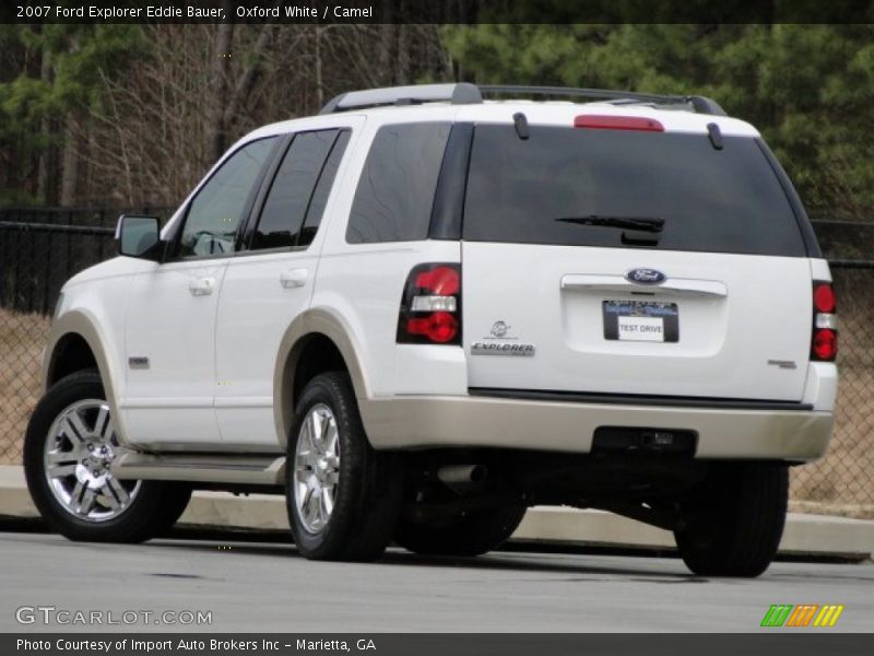 Oxford White / Camel 2007 Ford Explorer Eddie Bauer