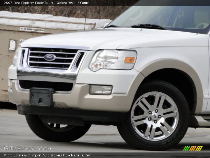 Oxford White / Camel 2007 Ford Explorer Eddie Bauer