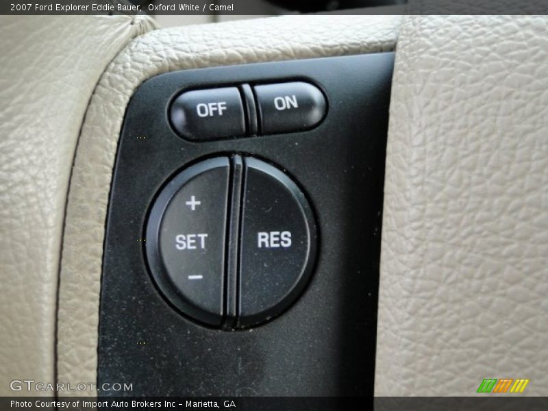 Controls of 2007 Explorer Eddie Bauer