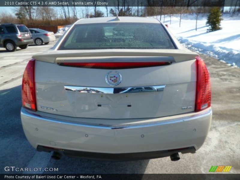 Vanilla Latte / Ebony 2010 Cadillac CTS 4 3.6 AWD Sedan