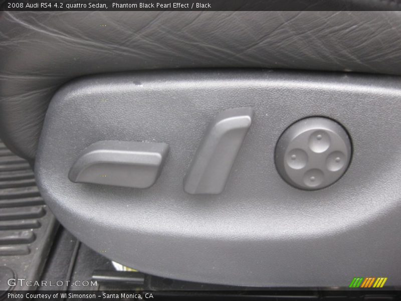 Phantom Black Pearl Effect / Black 2008 Audi RS4 4.2 quattro Sedan
