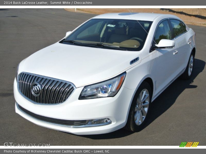 Summit White / Choccachino 2014 Buick LaCrosse Leather