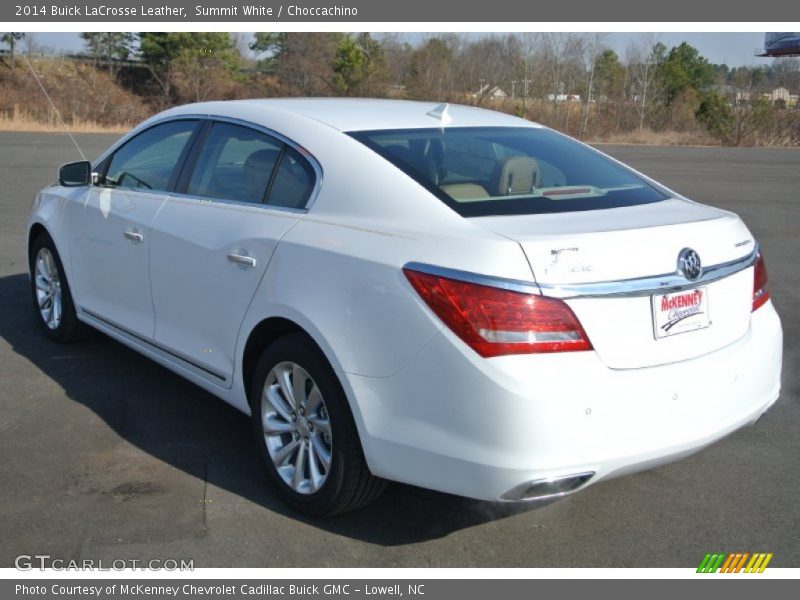 Summit White / Choccachino 2014 Buick LaCrosse Leather