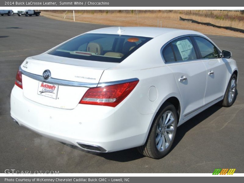 Summit White / Choccachino 2014 Buick LaCrosse Leather
