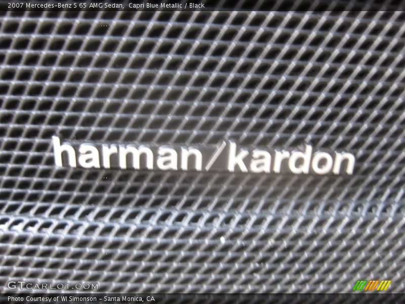 Capri Blue Metallic / Black 2007 Mercedes-Benz S 65 AMG Sedan