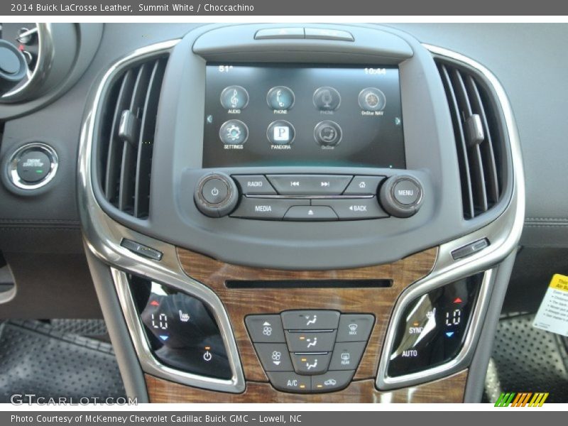 Summit White / Choccachino 2014 Buick LaCrosse Leather