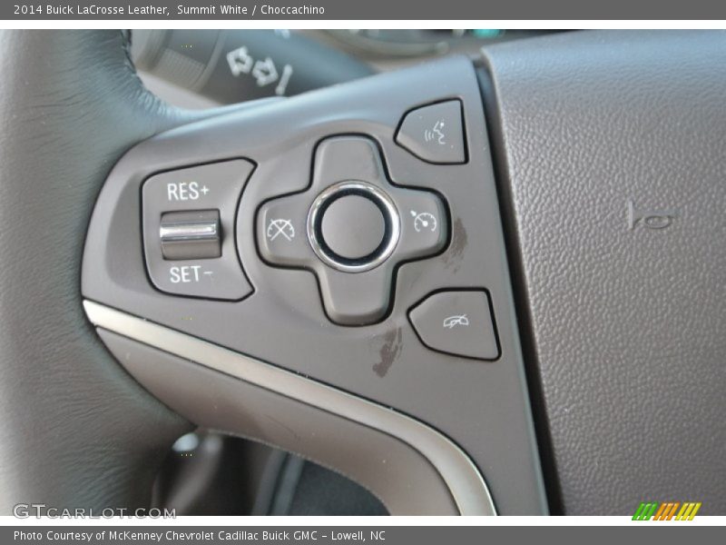 Summit White / Choccachino 2014 Buick LaCrosse Leather