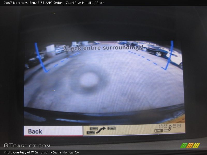 Capri Blue Metallic / Black 2007 Mercedes-Benz S 65 AMG Sedan
