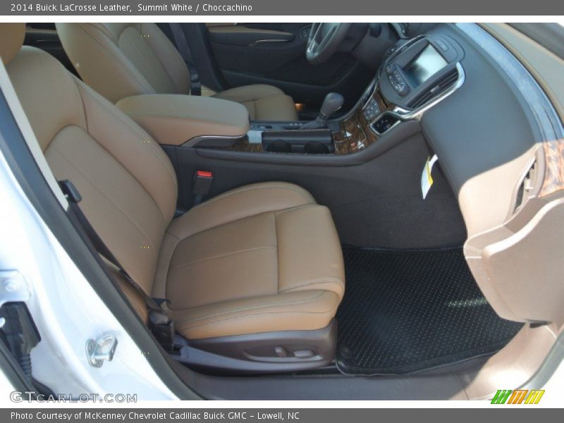 Summit White / Choccachino 2014 Buick LaCrosse Leather