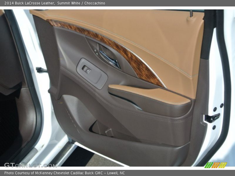 Summit White / Choccachino 2014 Buick LaCrosse Leather