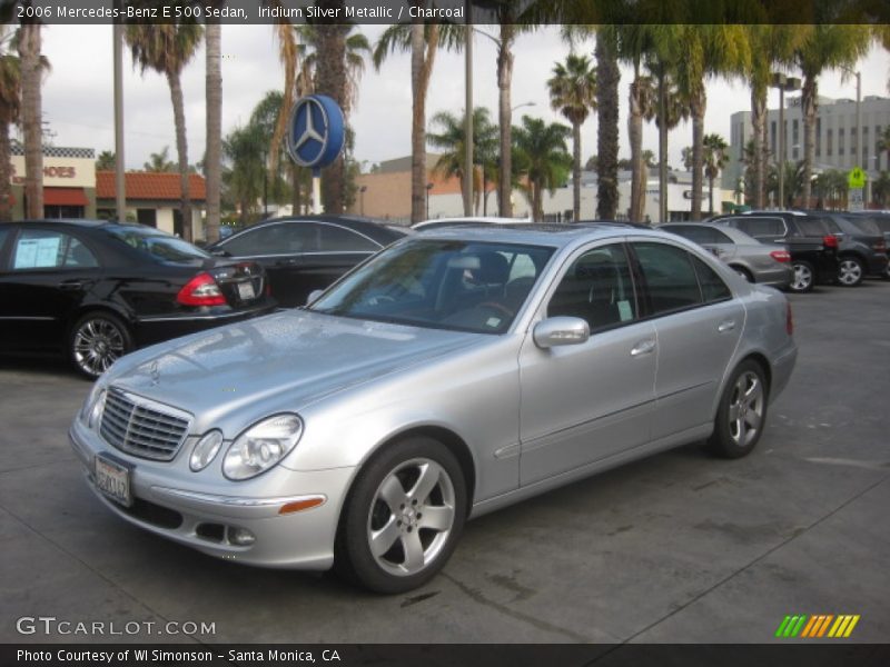 Iridium Silver Metallic / Charcoal 2006 Mercedes-Benz E 500 Sedan