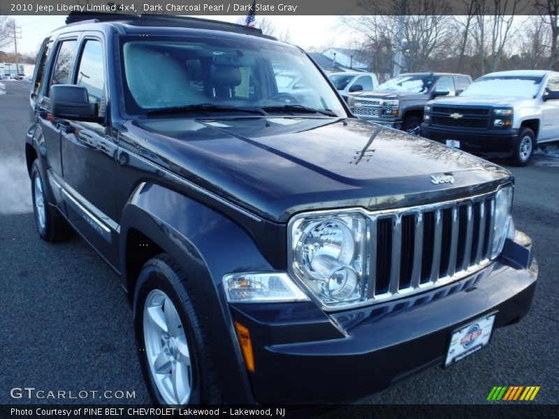 Dark Charcoal Pearl / Dark Slate Gray 2010 Jeep Liberty Limited 4x4