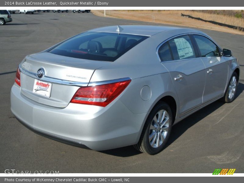 Quicksilver Metallic / Ebony 2014 Buick LaCrosse Leather