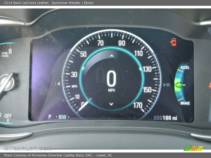 Quicksilver Metallic / Ebony 2014 Buick LaCrosse Leather
