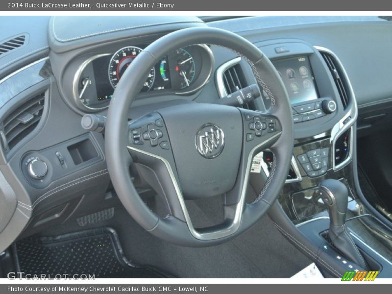 Quicksilver Metallic / Ebony 2014 Buick LaCrosse Leather