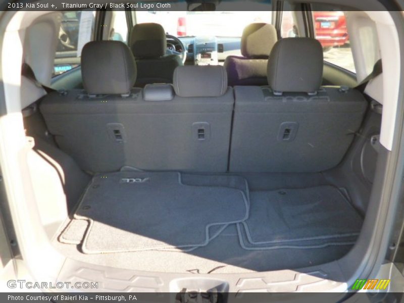 Titanium Gray / Black Soul Logo Cloth 2013 Kia Soul +