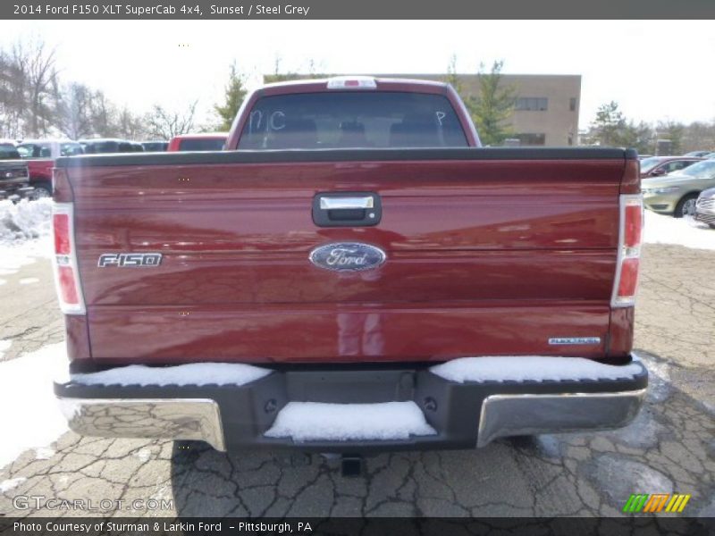 Sunset / Steel Grey 2014 Ford F150 XLT SuperCab 4x4