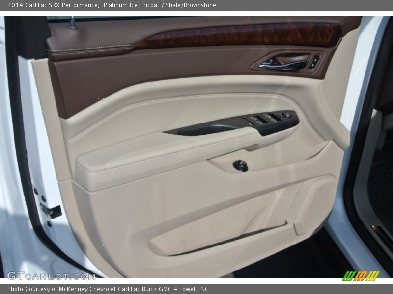 Platinum Ice Tricoat / Shale/Brownstone 2014 Cadillac SRX Performance