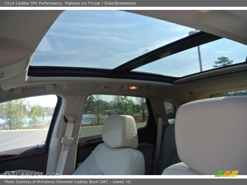 Platinum Ice Tricoat / Shale/Brownstone 2014 Cadillac SRX Performance