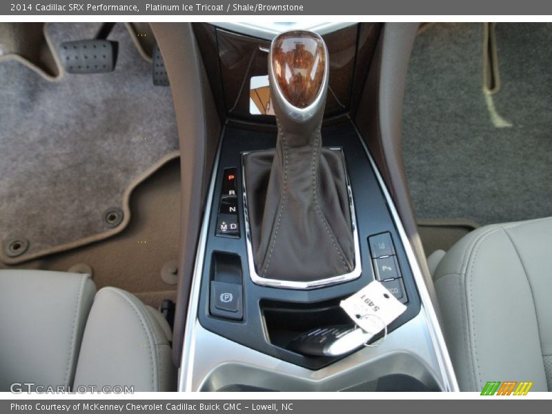 Platinum Ice Tricoat / Shale/Brownstone 2014 Cadillac SRX Performance