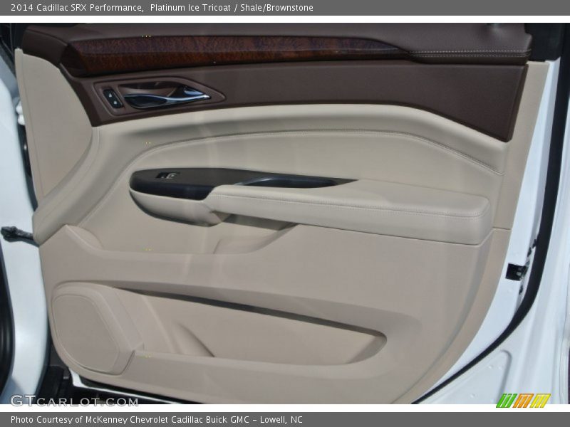 Platinum Ice Tricoat / Shale/Brownstone 2014 Cadillac SRX Performance