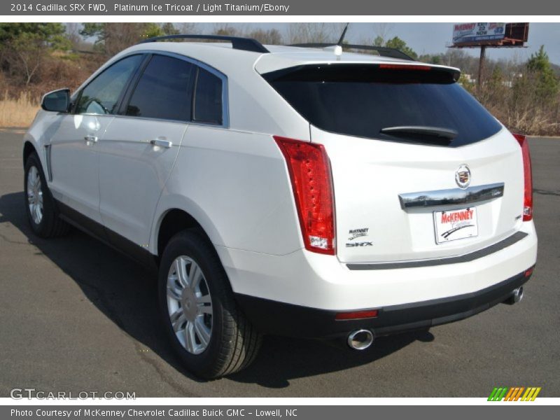 Platinum Ice Tricoat / Light Titanium/Ebony 2014 Cadillac SRX FWD