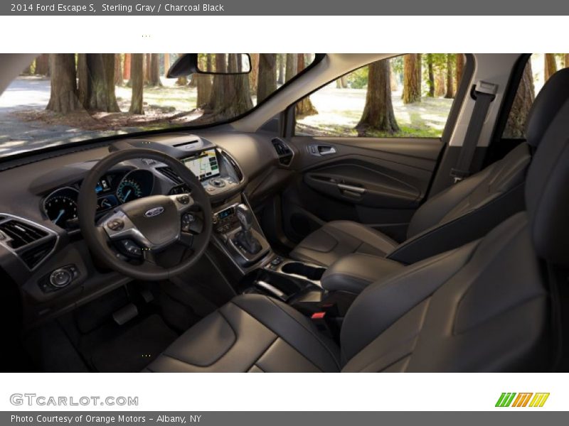 Sterling Gray / Charcoal Black 2014 Ford Escape S