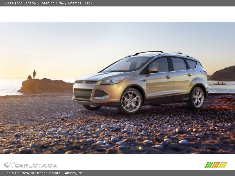 Sterling Gray / Charcoal Black 2014 Ford Escape S