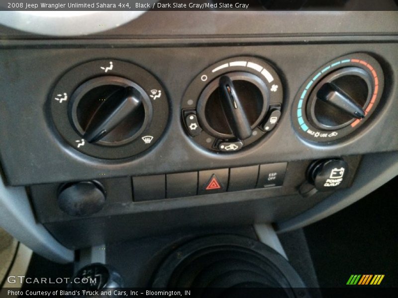 Black / Dark Slate Gray/Med Slate Gray 2008 Jeep Wrangler Unlimited Sahara 4x4