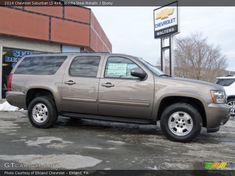 Mocha Steel Metallic / Ebony 2014 Chevrolet Suburban LS 4x4