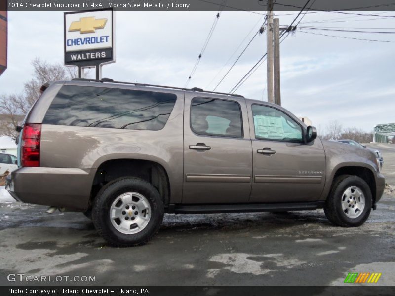 Mocha Steel Metallic / Ebony 2014 Chevrolet Suburban LS 4x4