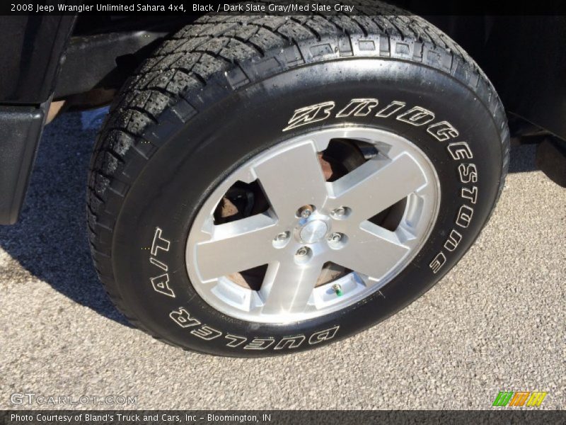 Black / Dark Slate Gray/Med Slate Gray 2008 Jeep Wrangler Unlimited Sahara 4x4