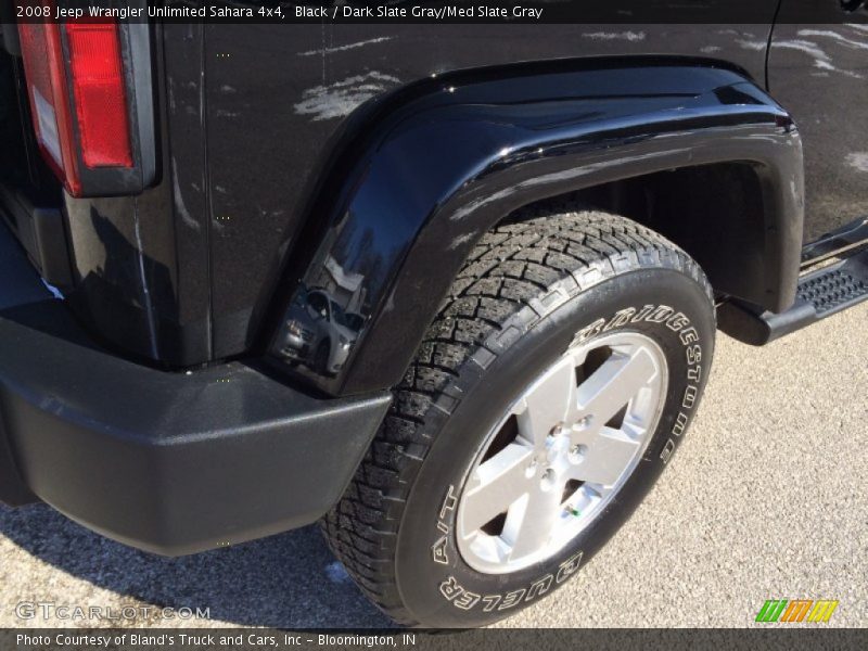 Black / Dark Slate Gray/Med Slate Gray 2008 Jeep Wrangler Unlimited Sahara 4x4