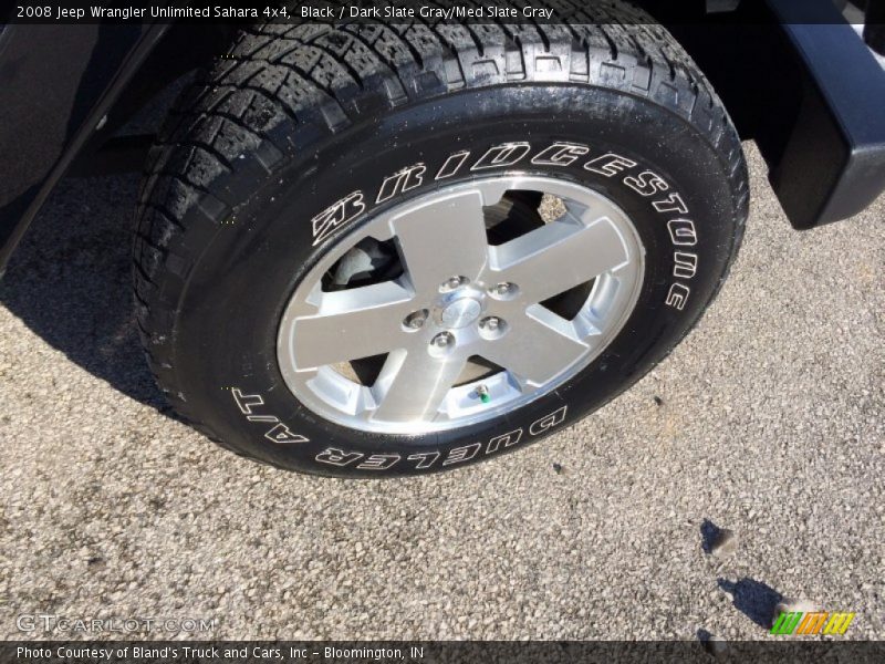 Black / Dark Slate Gray/Med Slate Gray 2008 Jeep Wrangler Unlimited Sahara 4x4