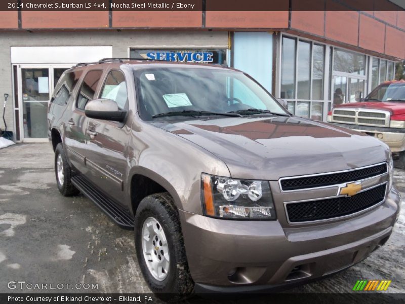 Mocha Steel Metallic / Ebony 2014 Chevrolet Suburban LS 4x4