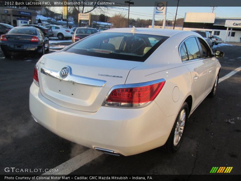 White Diamond Tricoat / Cashmere 2012 Buick LaCrosse FWD