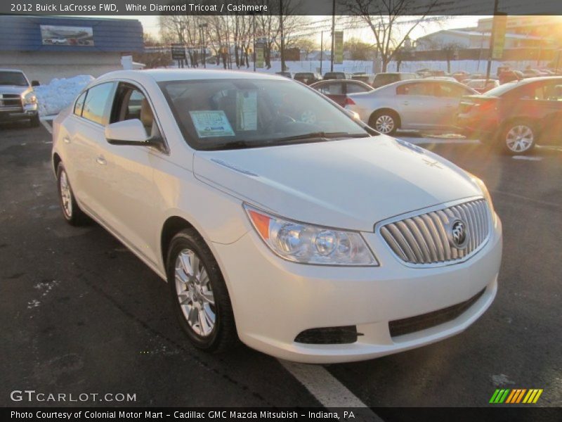 White Diamond Tricoat / Cashmere 2012 Buick LaCrosse FWD
