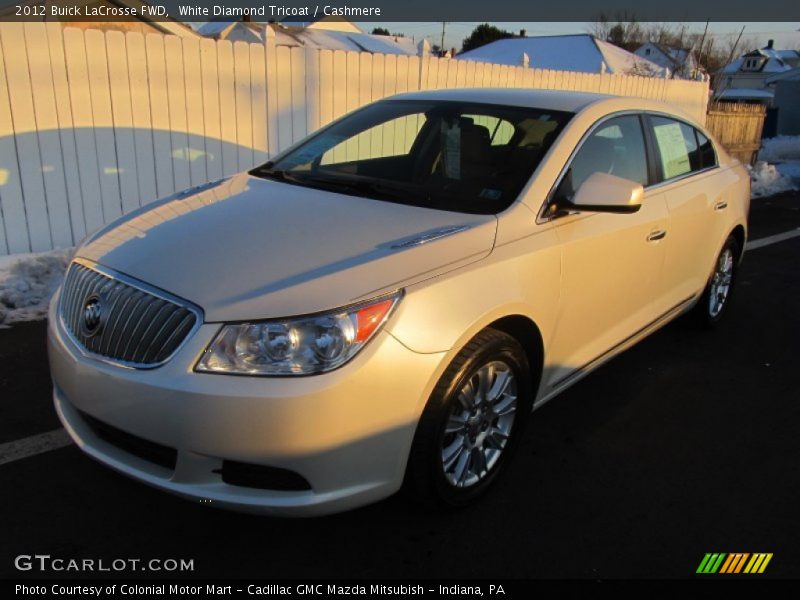 White Diamond Tricoat / Cashmere 2012 Buick LaCrosse FWD