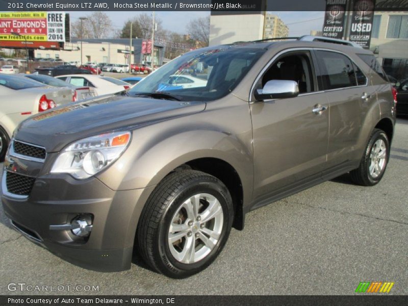 Mocha Steel Metallic / Brownstone/Jet Black 2012 Chevrolet Equinox LTZ AWD