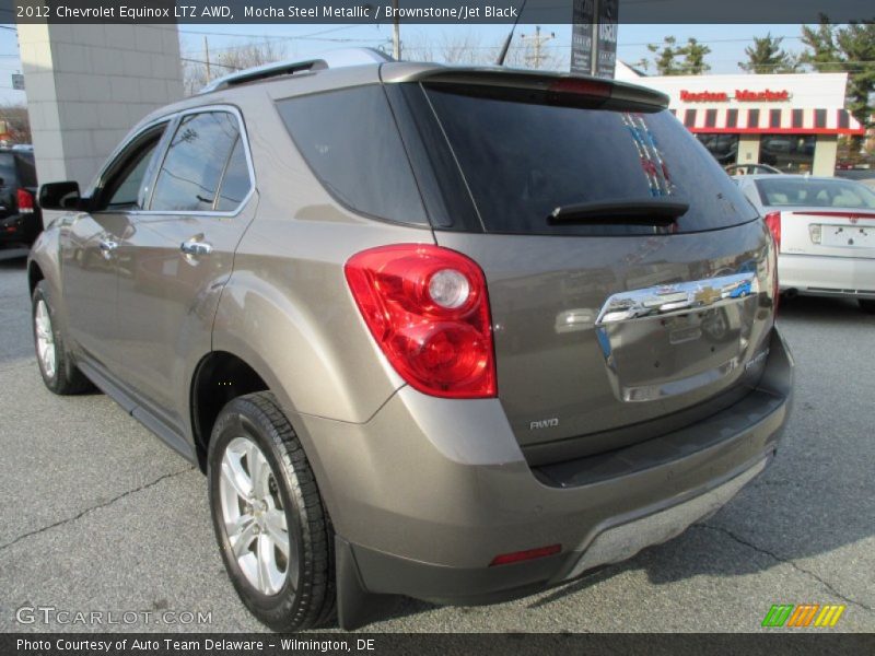 Mocha Steel Metallic / Brownstone/Jet Black 2012 Chevrolet Equinox LTZ AWD
