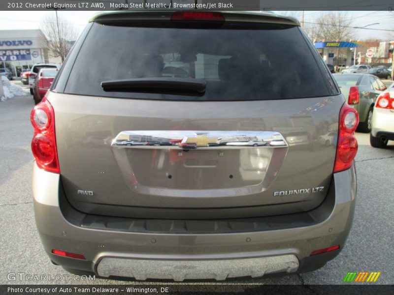 Mocha Steel Metallic / Brownstone/Jet Black 2012 Chevrolet Equinox LTZ AWD