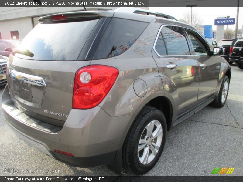Mocha Steel Metallic / Brownstone/Jet Black 2012 Chevrolet Equinox LTZ AWD