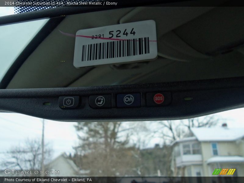 Mocha Steel Metallic / Ebony 2014 Chevrolet Suburban LS 4x4
