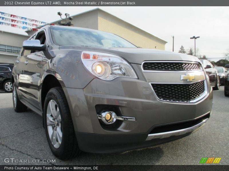 Mocha Steel Metallic / Brownstone/Jet Black 2012 Chevrolet Equinox LTZ AWD