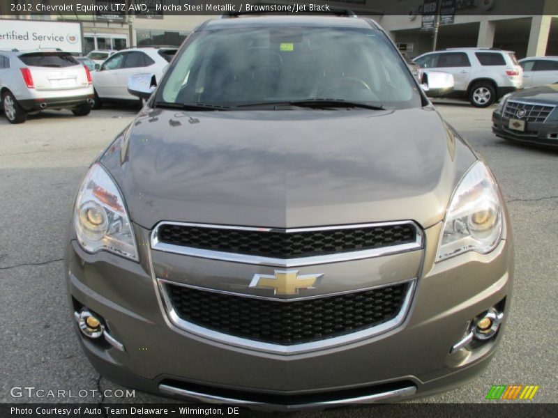 Mocha Steel Metallic / Brownstone/Jet Black 2012 Chevrolet Equinox LTZ AWD