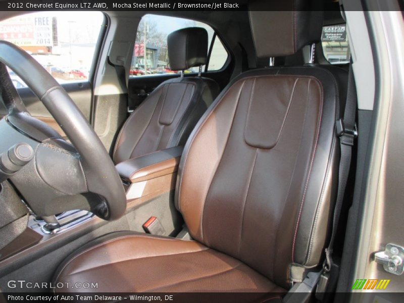 Mocha Steel Metallic / Brownstone/Jet Black 2012 Chevrolet Equinox LTZ AWD