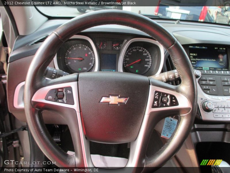 Mocha Steel Metallic / Brownstone/Jet Black 2012 Chevrolet Equinox LTZ AWD