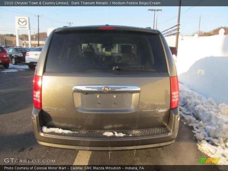 Dark Titanium Metallic / Medium Pebble Beige/Cream 2010 Chrysler Town & Country Limited